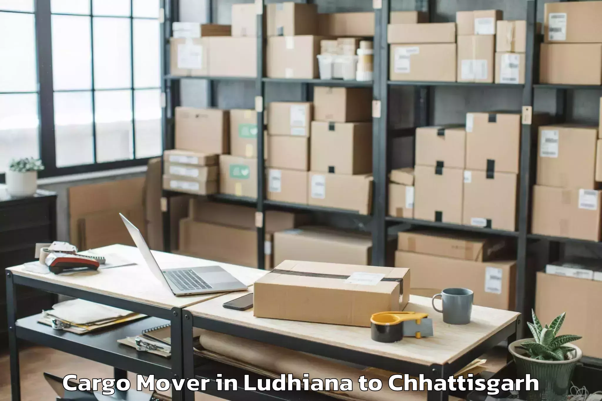 Easy Ludhiana to Gaurela Cargo Mover Booking